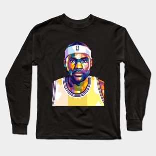 king james WPAP illustration Long Sleeve T-Shirt